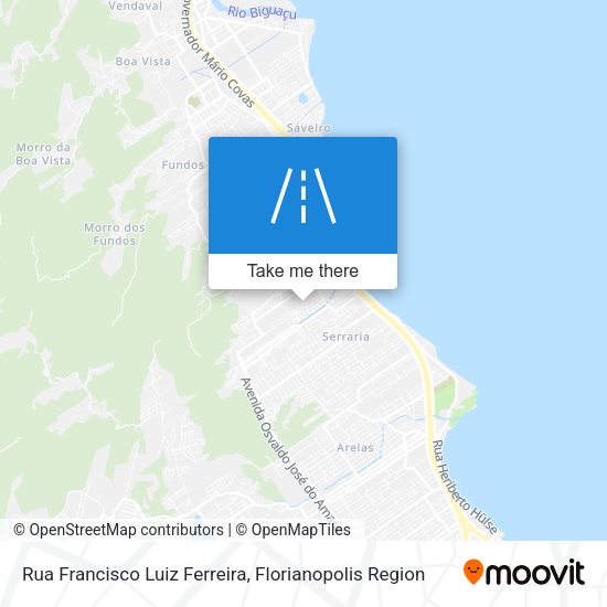 Rua Francisco Luiz Ferreira map