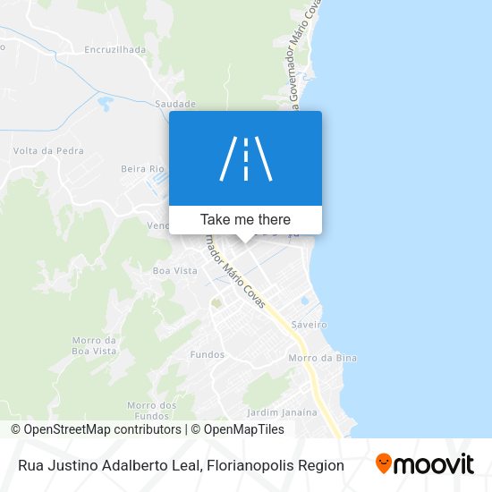Rua Justino Adalberto Leal map