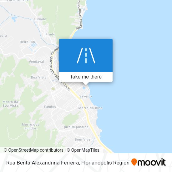 Rua Benta Alexandrina Ferreira map