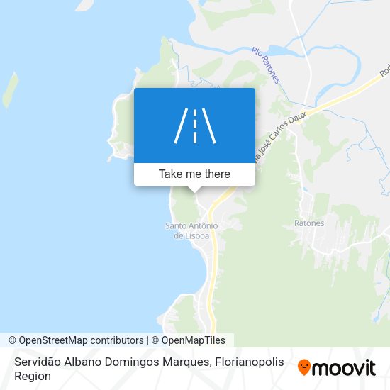 Servidão Albano Domingos Marques map