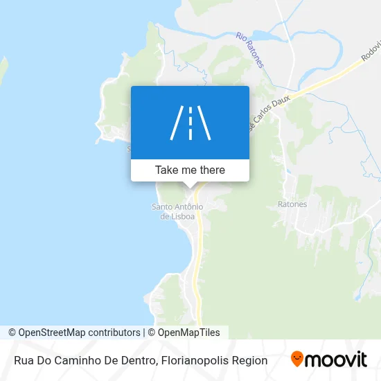 Rua Do Caminho De Dentro map