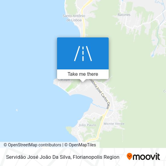 Servidão José João Da Silva map