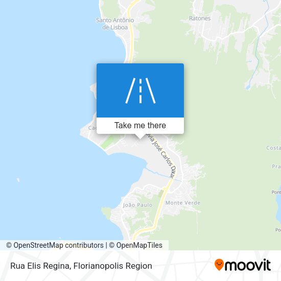 Rua Elis Regina map