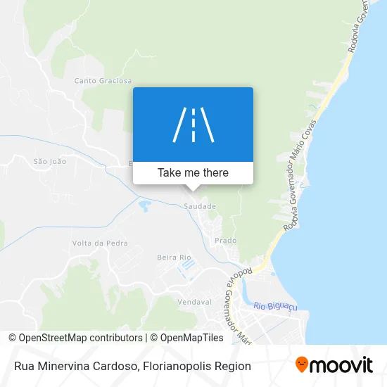 Rua Minervina Cardoso map