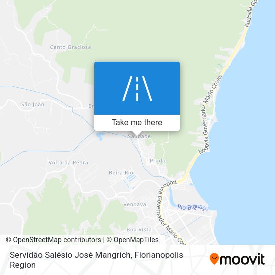 Servidão Salésio José Mangrich map