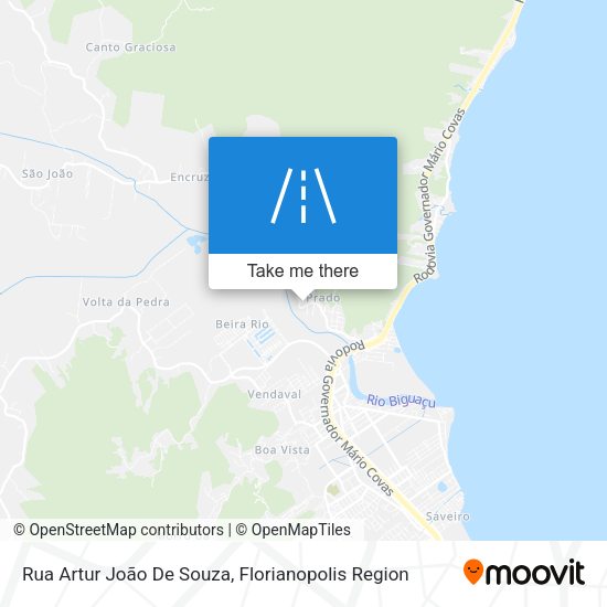Rua Artur João De Souza map