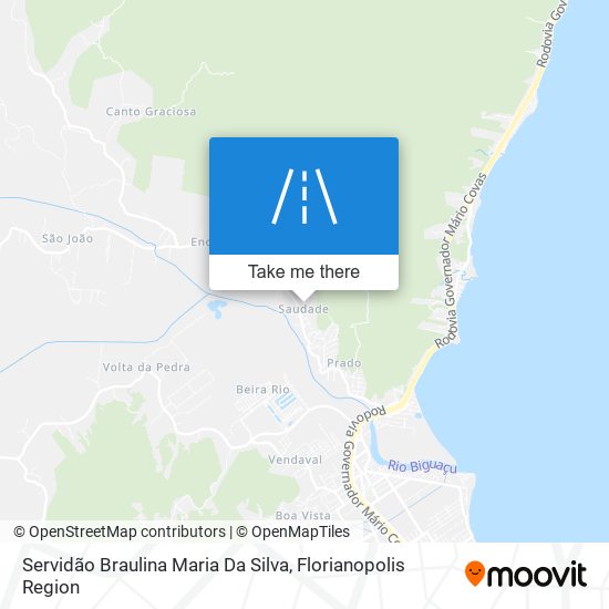 Servidão Braulina Maria Da Silva map