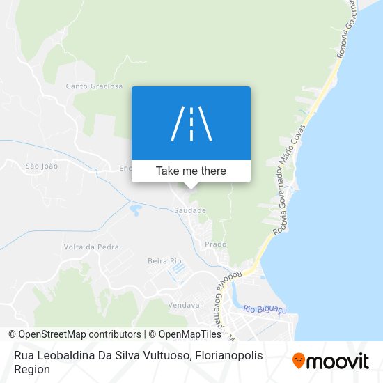 Rua Leobaldina Da Silva Vultuoso map