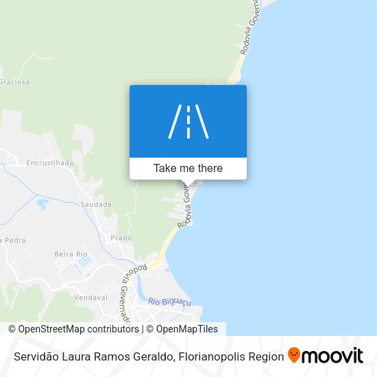 Servidão Laura Ramos Geraldo map