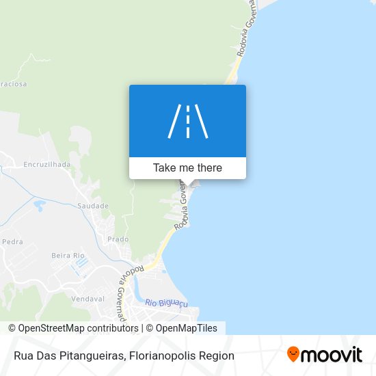 Rua Das Pitangueiras map