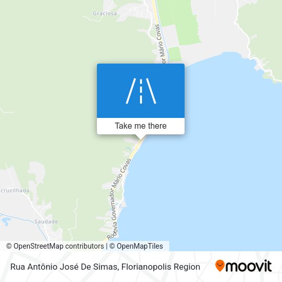 Rua Antônio José De Simas map