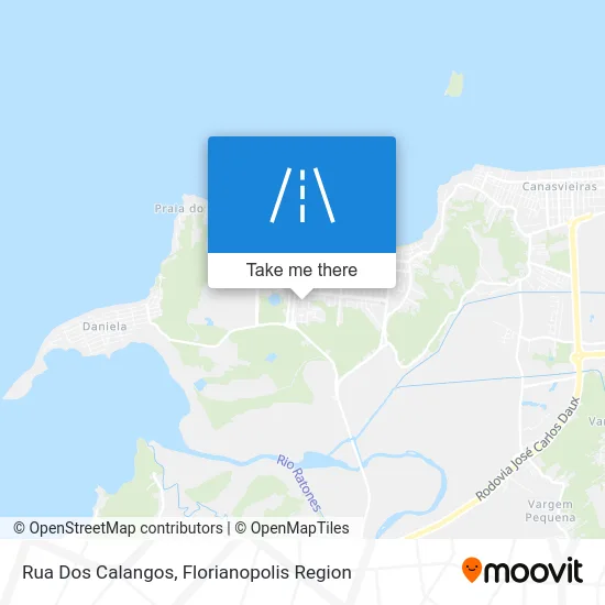 Rua Dos Calangos map