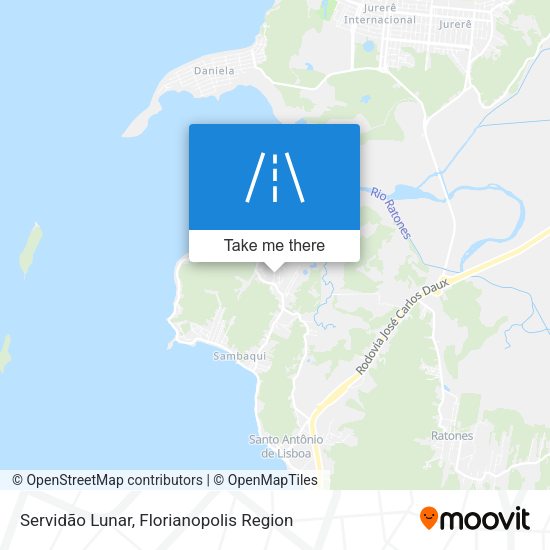 Servidão Lunar map