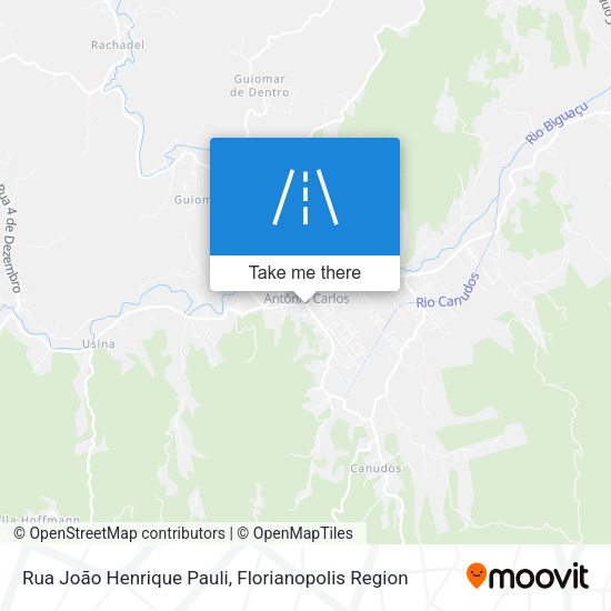 Rua João Henrique Pauli map