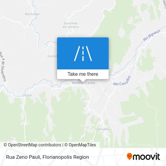 Rua Zeno Pauli map