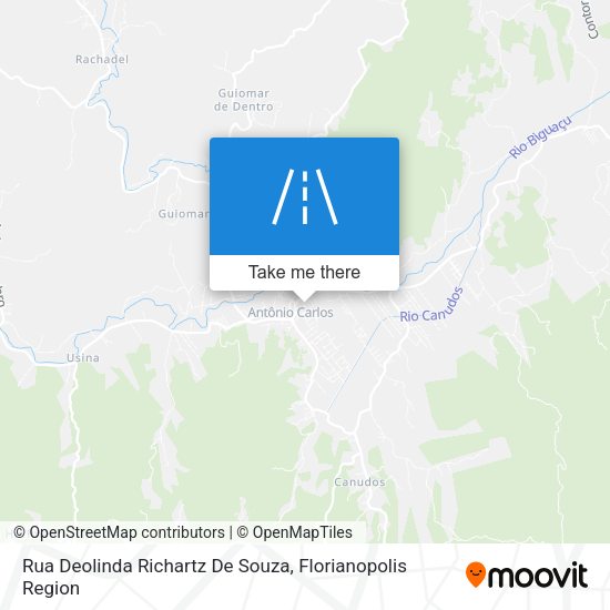 Rua Deolinda Richartz De Souza map