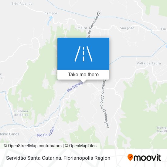 Servidão Santa Catarina map