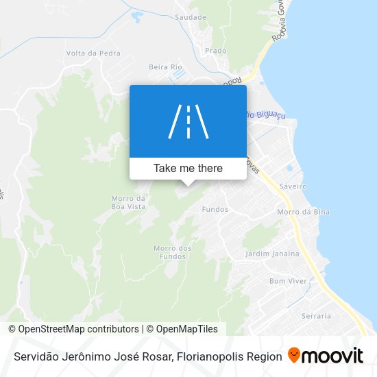 Servidão Jerônimo José Rosar map