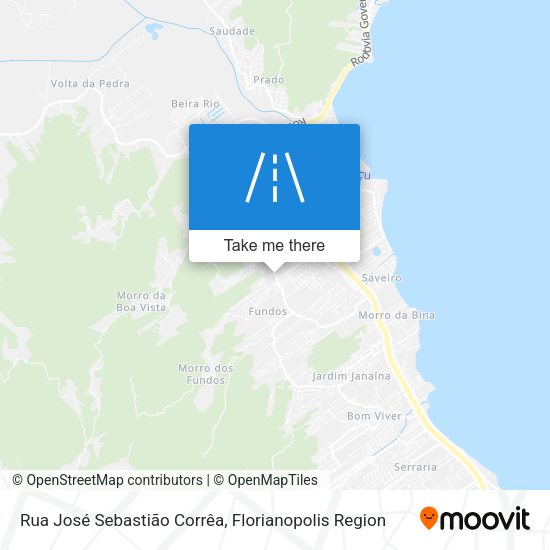 Rua José Sebastião Corrêa map