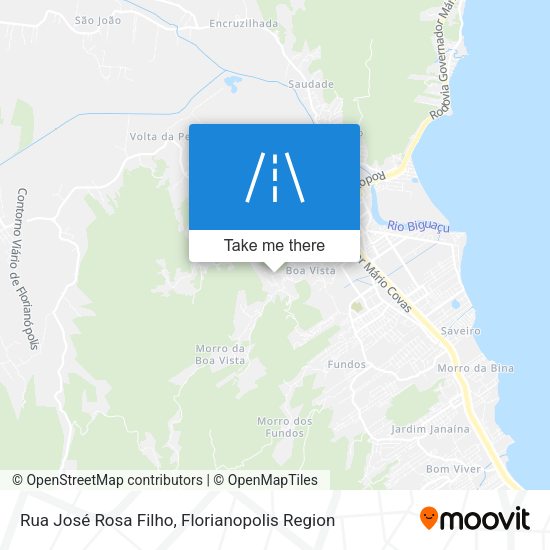 Rua José Rosa Filho map