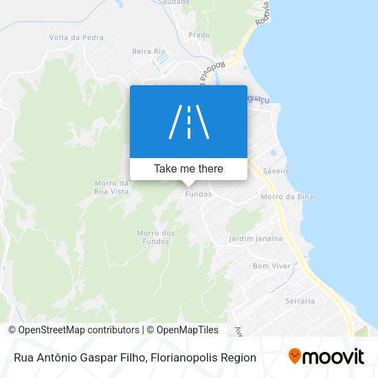 Rua Antônio Gaspar Filho map