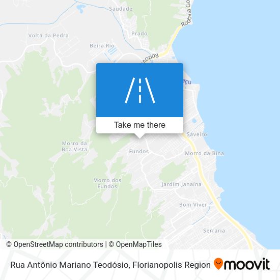 Rua Antônio Mariano Teodósio map