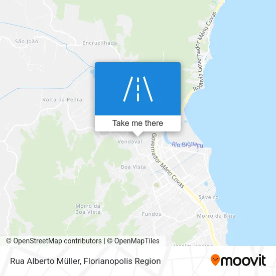 Rua Alberto Müller map