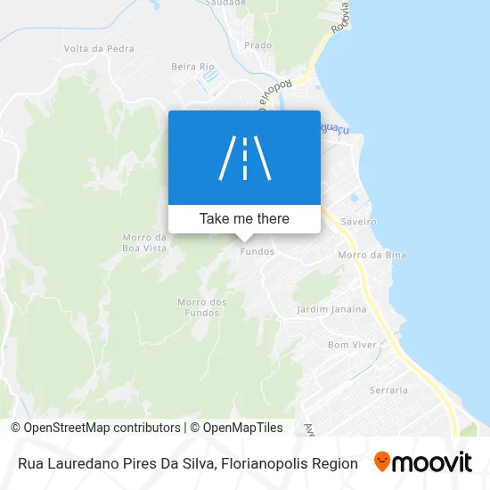 Rua Lauredano Pires Da Silva map