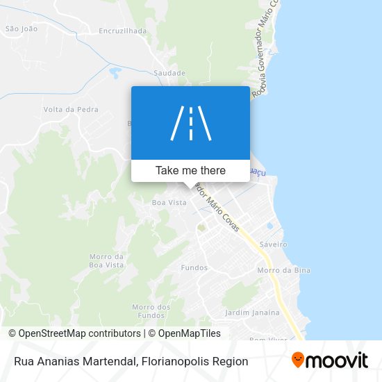 Rua Ananias Martendal map