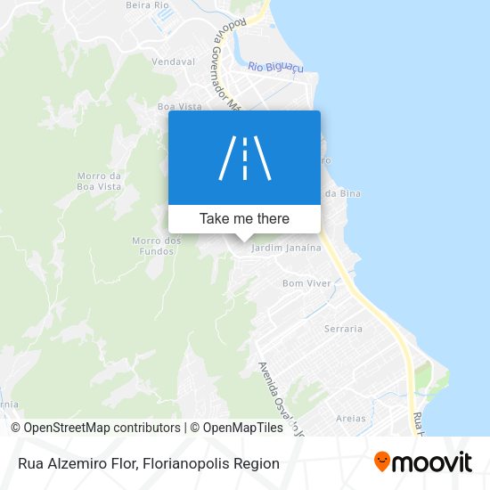 Rua Alzemiro Flor map