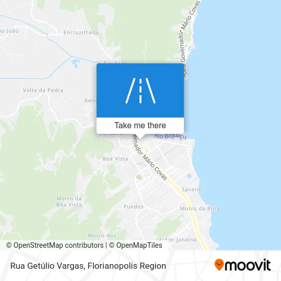 Rua Getúlio Vargas map