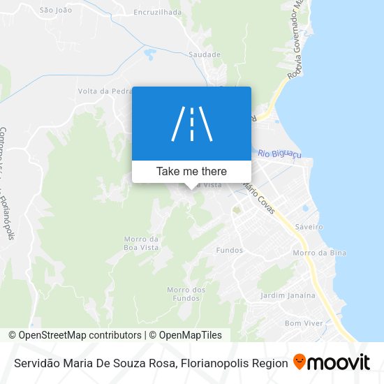 Servidão Maria De Souza Rosa map