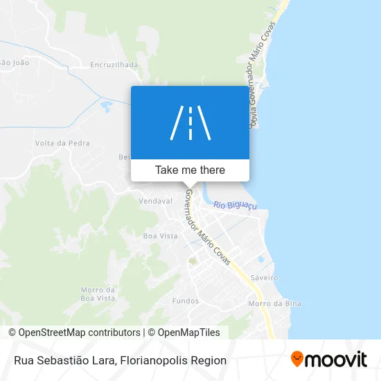Rua Sebastião Lara map