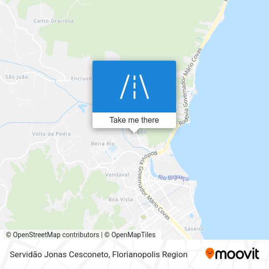 Servidão Jonas Cesconeto map