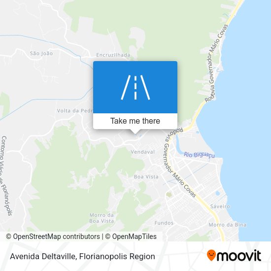 Avenida Deltaville map
