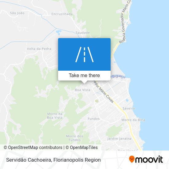 Servidão Cachoeira map
