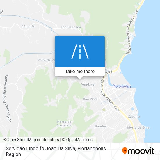 Servidão Lindolfo João Da Silva map