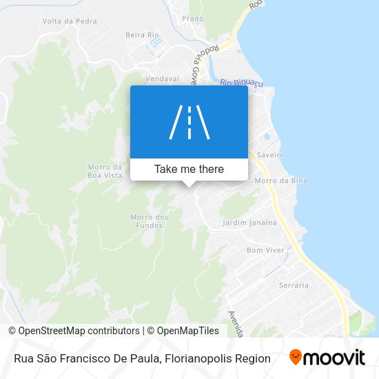 Rua São Francisco De Paula map
