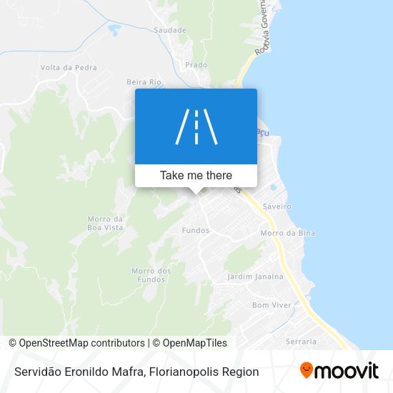 Servidão Eronildo Mafra map