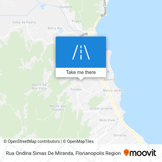 Rua Ondina Simas De Miranda map
