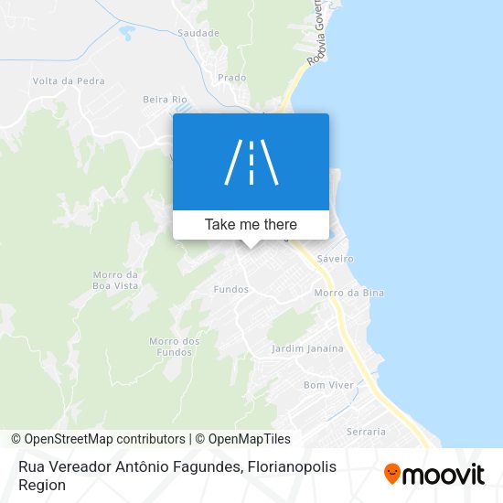 Rua Vereador Antônio Fagundes map