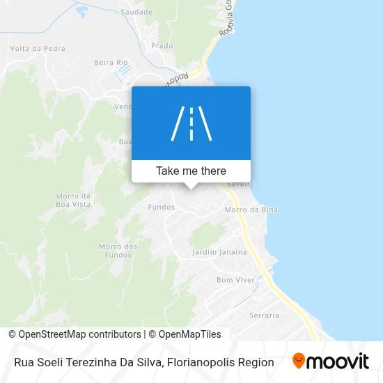 Rua Soeli Terezinha Da Silva map