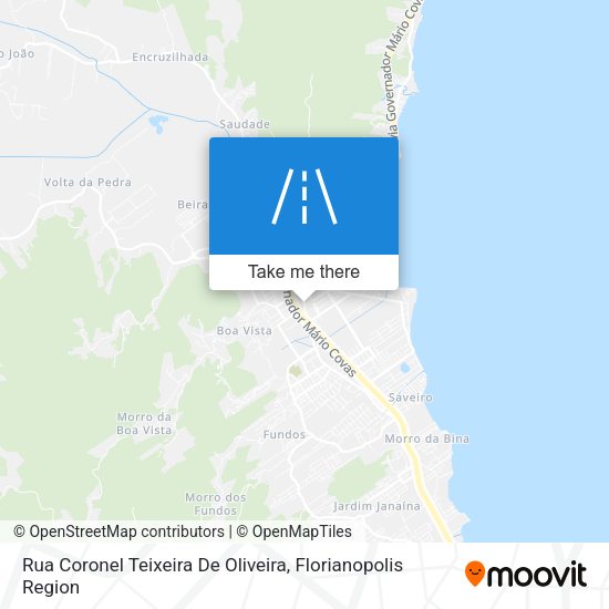 Rua Coronel Teixeira De Oliveira map
