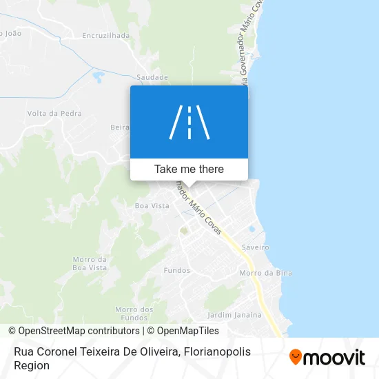 Rua Coronel Teixeira De Oliveira map