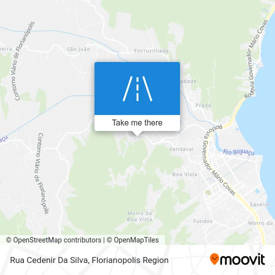 Rua Cedenir Da Silva map