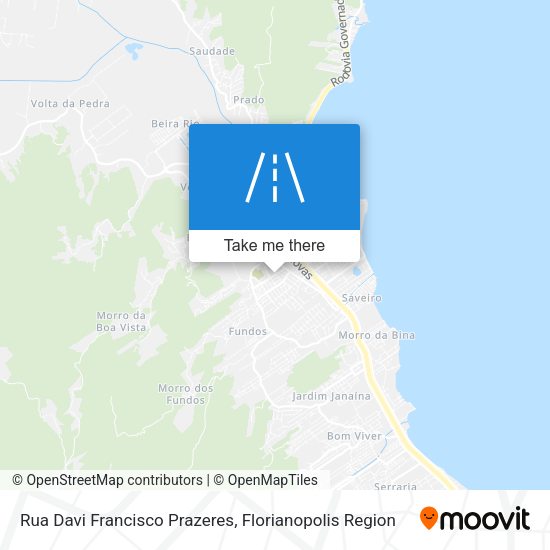 Rua Davi Francisco Prazeres map