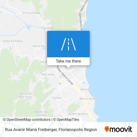 Rua Avanir Maria Freiberger map