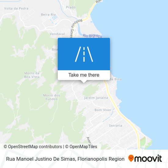 Rua Manoel Justino De Simas map