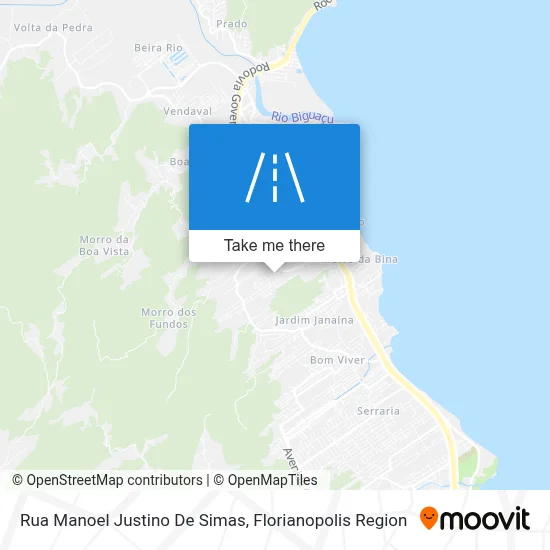 Rua Manoel Justino De Simas map