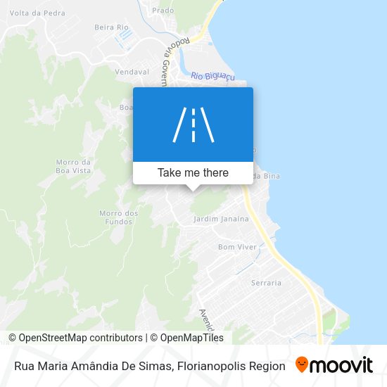 Rua Maria Amândia De Simas map